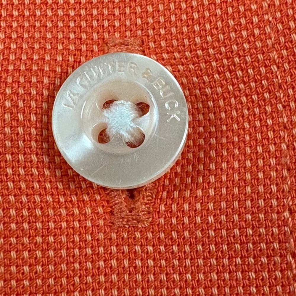 Cutter & Buck Auburn Tigers NCAA Orange‎ Button Down Shirt Mens Lg - Picture 13 of 14